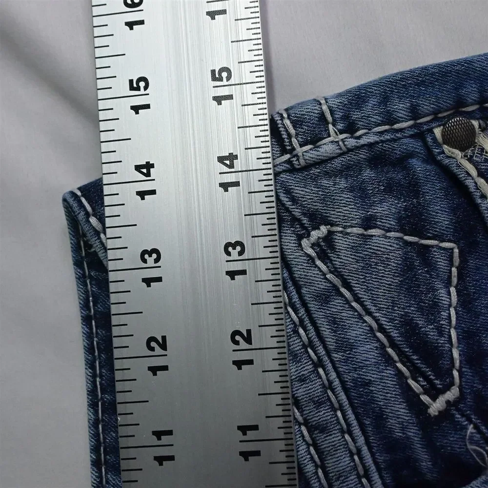 Vigoss 1 / 2 x‎ 21 Dallas Capri Raw Hem Light Stretch Denim Womens Jeans